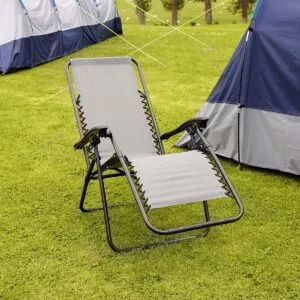 Folding Reclining Garden Chair Camping Recliner Sun Lounger