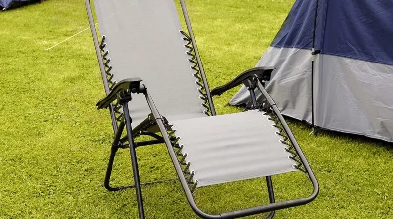 Folding Reclining Garden Chair Camping Recliner Sun Lounger