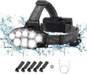 LED Headlight Super Bright USB Rechargeable