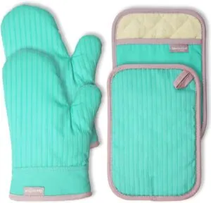 Oven Gloves Heat Resistant Pot Holders and Oven Mitts