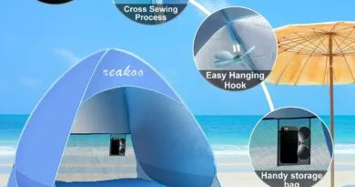 Portable Beach Sun Shade Automatic Lightweight Pop Up Beach Tent