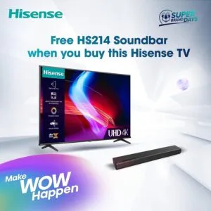 Hisense 65 Inch VIDAA Smart TV