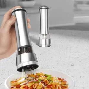 Stainless Steel Electronic Salt and Pepper Mill