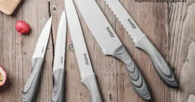 Professional Chef Knife Set with Sheaths and Gift Box