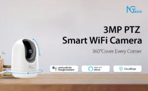 Indoor Smart Security Camera Pan and Tilt Motion Tracking