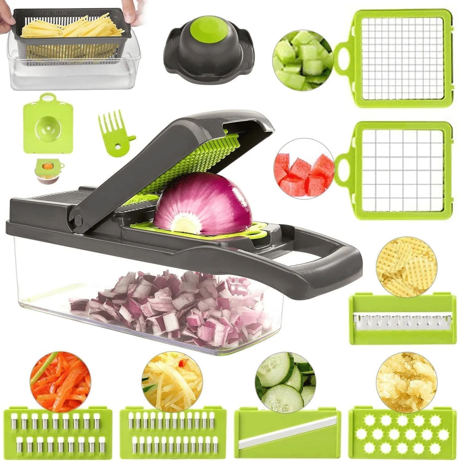 Vegetable Grater Slicer with container