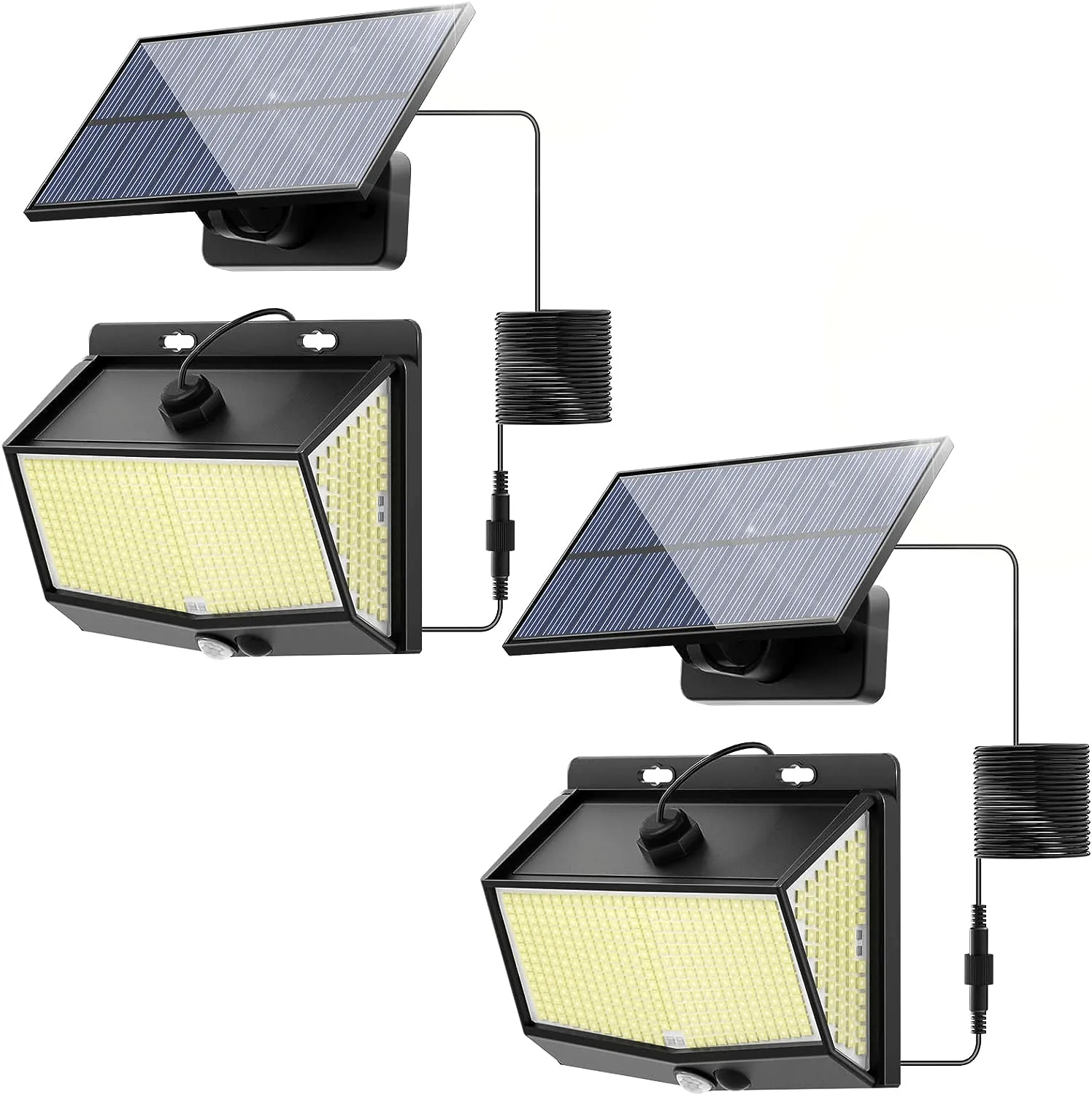 LED Solar Motion Sensor Security Light