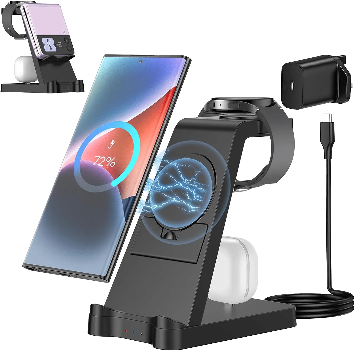 Wireless Fast Charging Station for Samsung