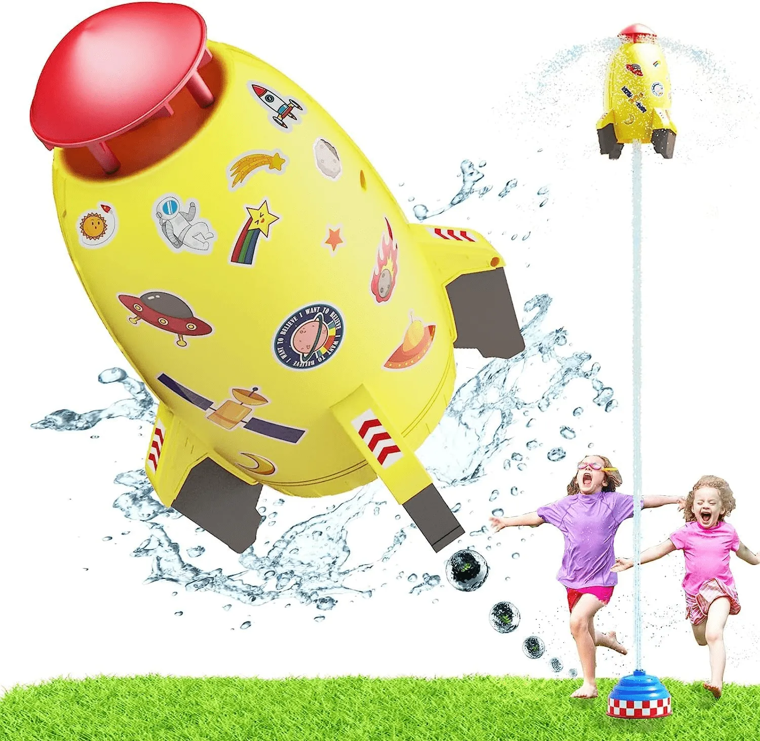 Water Rocket Outdoor Yard Sprinkler Water Spray Toys