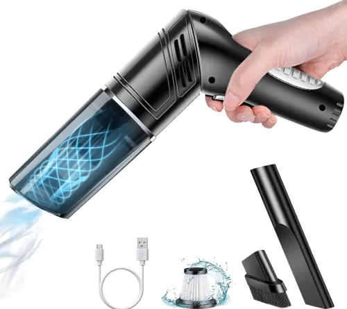 Powerful Car Vacuum Cleaner Lightweight Mini Hand Held Vacuum