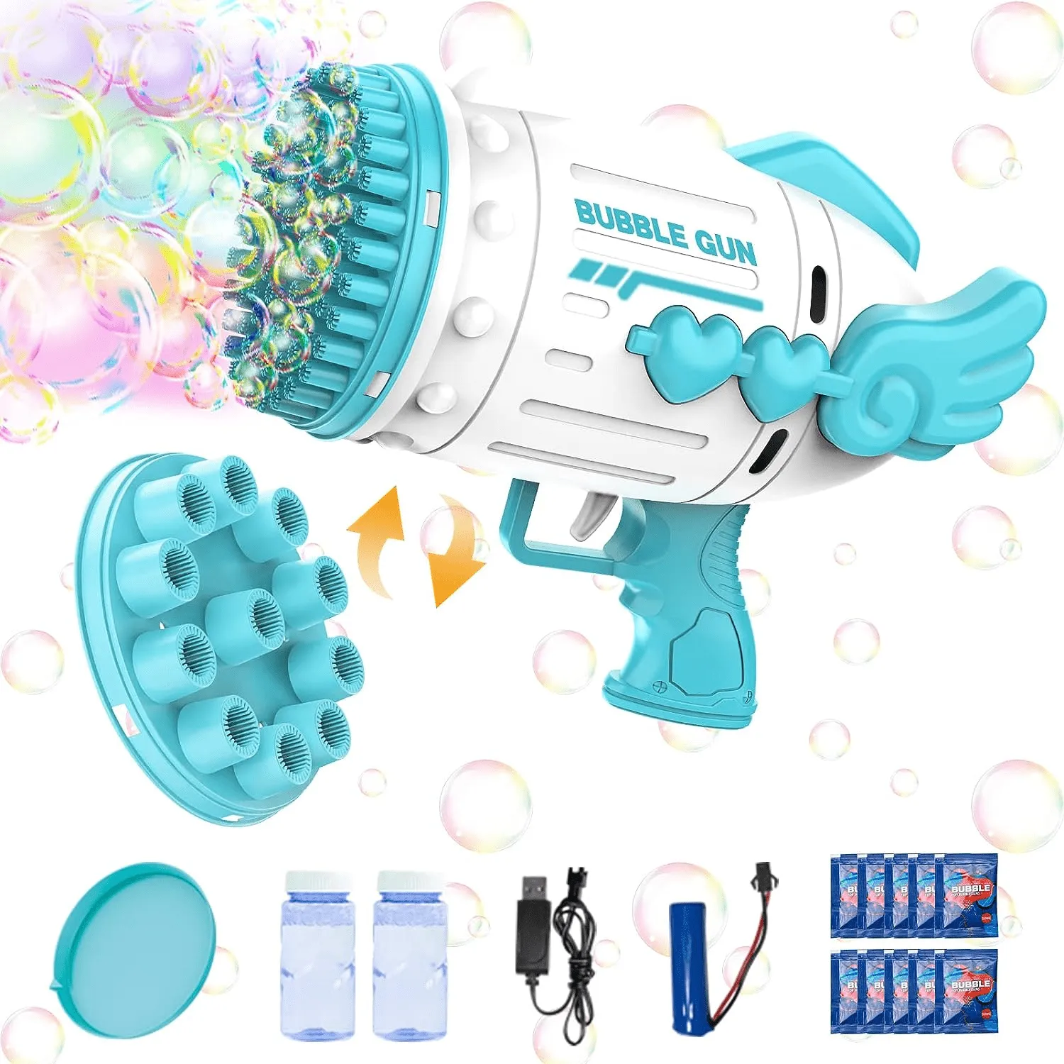 Bubble Gun Bubble Machine for Kids
