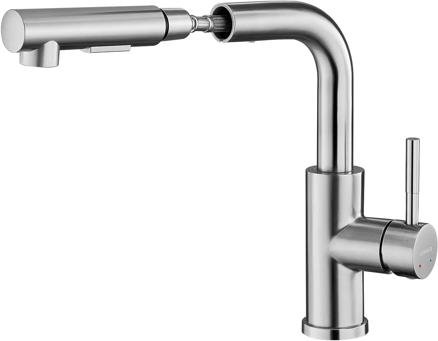 Stainless Steel Kitchen Taps Mixer with Pull Out Spray
