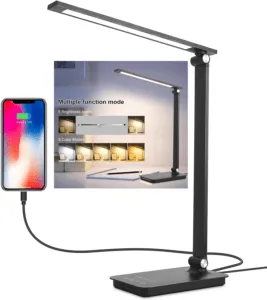 LED Desk Lamp with USB Charging Port