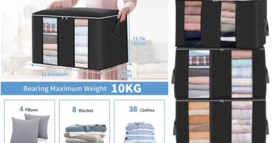 Large Capacity Clothes Storage Bag with Compartment