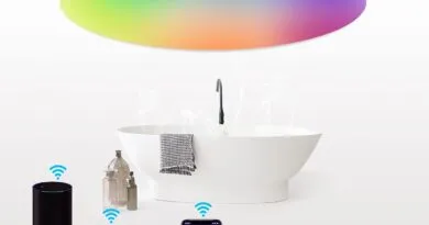 Smart WiFi RGB Tunable Utility Led Ceiling Light with Alexa Google Assistant