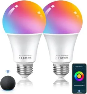 Alexa Smart Bulb WiFi Light Bulbs E27 Screw