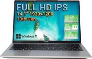 Fusion5 Full HD Windows 11 Laptop N100 Intel Quad Core CPU