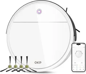 OKP Robot WiFi App Alexa Robotic Vacuum Cleaner with Schedule