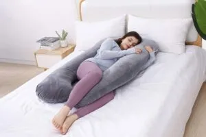 Pregnancy U Shaped Full Body Pillow Nursing Support and Maternity Pillow for Pregnant Women