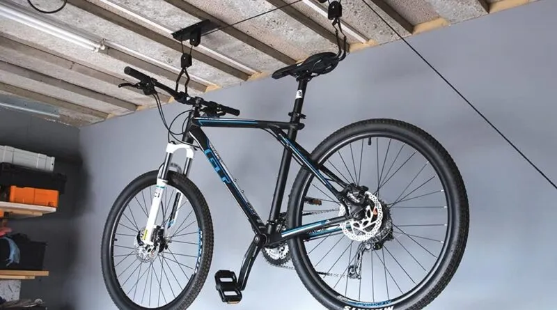 Bike Lift 20kg Capacity Bike storage lift up to 4 m ceiling height