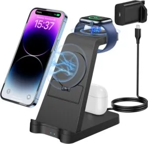 3 in 1 Charging Station for Apple Products Wireless Charging Station
