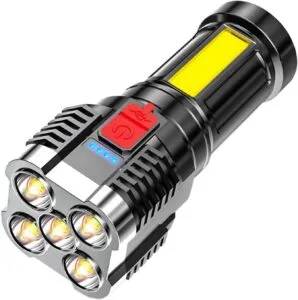 LED Torch Super Bright Five Explosion LED Flashlight Rechargeable 