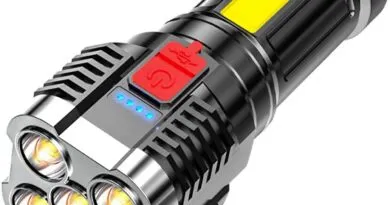 LED Torch Super Bright Five Explosion LED Flashlight Rechargeable