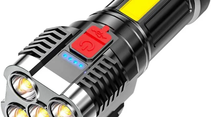 LED Torch Super Bright Five Explosion LED Flashlight Rechargeable