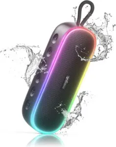 Portable Wireless Bluetooth Shower Speaker with RGB Lights
