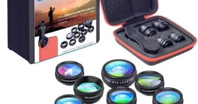 Phone Camera lens kit Wide Angle Macro Fisheye Telephoto lens and filters