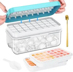 Ice Cube Tray with Lid and Storage