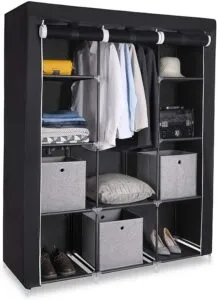 Portable Closet Organizer Wardrobe Storage Organizer with Shelves