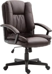 Swivel Executive Office Chair Faux Leather Computer Desk Chair