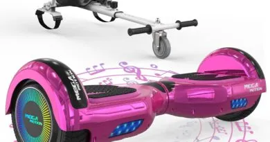 Hoverboards with Hoverkart for kids Self Balancing Electric Scooter with Bluetooth Speaker