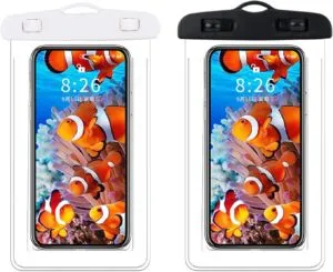 2 Pack Universal Waterproof Phone Pouch Case