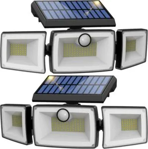 Solar Security Lights Outdoor with Motion Sensor Solar Powered Flood Lights