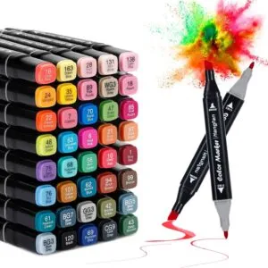 40 Colours Alcohol Markers Art pens set for Artists