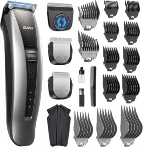 Hair Clippers for Men Cordless Hair Trimmer with Detachable Blades and Turbo Motor