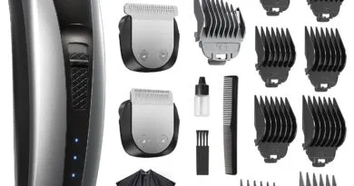 Hair Clippers for Men Cordless Hair Trimmer with Detachable Blades and Turbo Motor