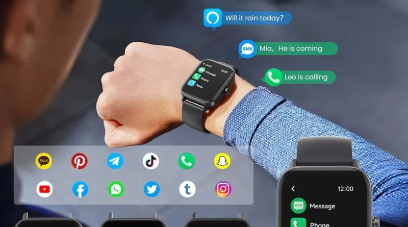 Smart Watch for Men Women Answer and Make Calls with Alexa Built-in