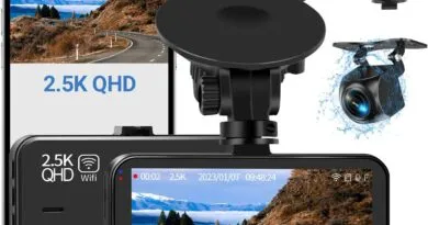 Dash Cam Front and Rear with WiFi and APP Control Car Camera