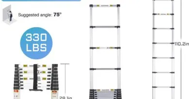 Aluminum Telescopic Ladder with Non-Slip Feet for Household and Outdoor Working