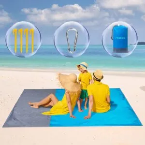 Beach Blanket Sandproof Extra Large Portable and Lightweight