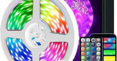 LED Strip Lights with Remote and Bluetooth App