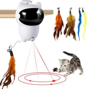 Automatic Interactive Cat Toys for Indoor Cats USB Rechargeable