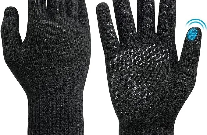 Winter Gloves for Men and Women Touch Screen Gloves with Thermal Soft Knit Lining