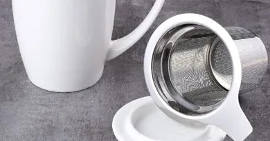 Large Tea Mug with Lid and Stainless Steel Infuser Tea-for One Perfect Set for Office and Home Use