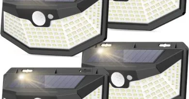 Outdoor Solar Wall Lights Waterproof Solar Security Lights Outdoor with Motion Sensor
