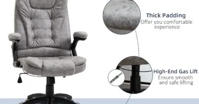 Swivel Task Office Chair for Home Ergonomic Microfibre Computer Chair