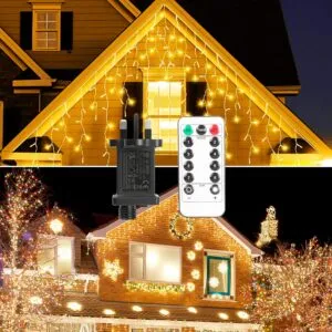 Christmas Lights Outdoor LED Curtain Fairy Lights Mains Powered String Lights